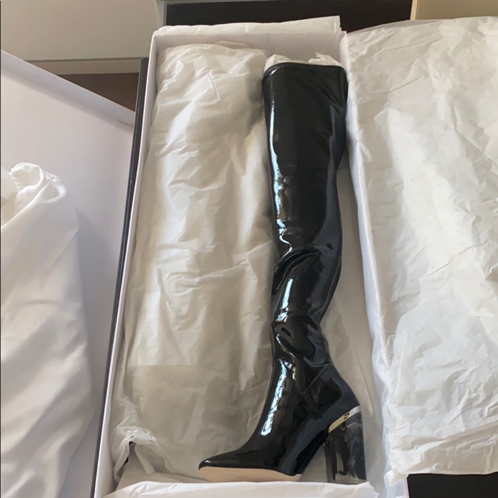 Beautiful & sexy Dior thigh-high boots.